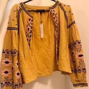 Embroidered yellow RD & KoKo jacket